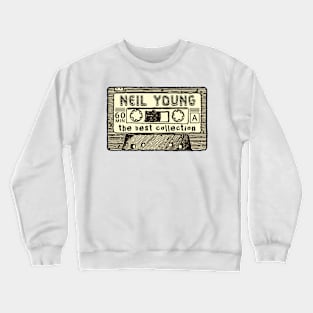 Neil young cassette Crewneck Sweatshirt